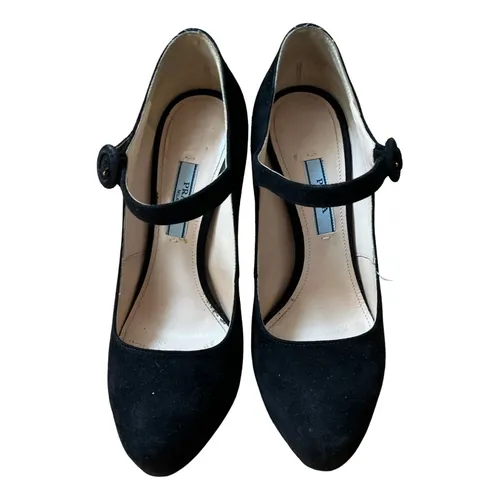 Heels Mary Jane Suede for Female 36.5 EU