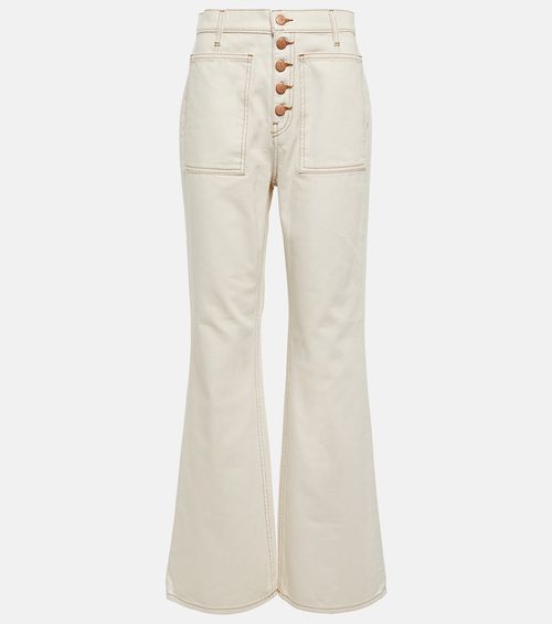 Lou high-rise flared jeans