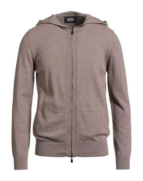 Man Cardigan Light brown Size 44 Geelong Wool