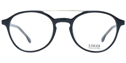Lozza VL4200 0700 Men's Glasses Black Size 51 - Free Lenses - Blue Light Block Available