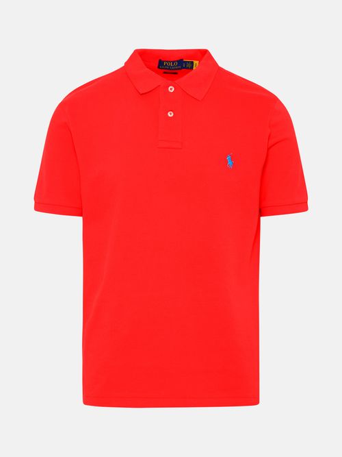 Coral Cotton Polo Shirt