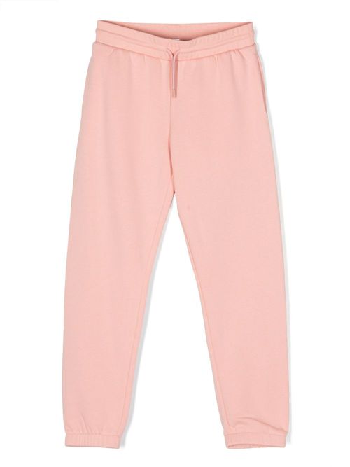 Logo-print jersey track pants - Pink