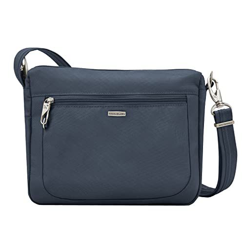 Travelon Women's Classic Anti-Theft Small East/West Crossbody Bag