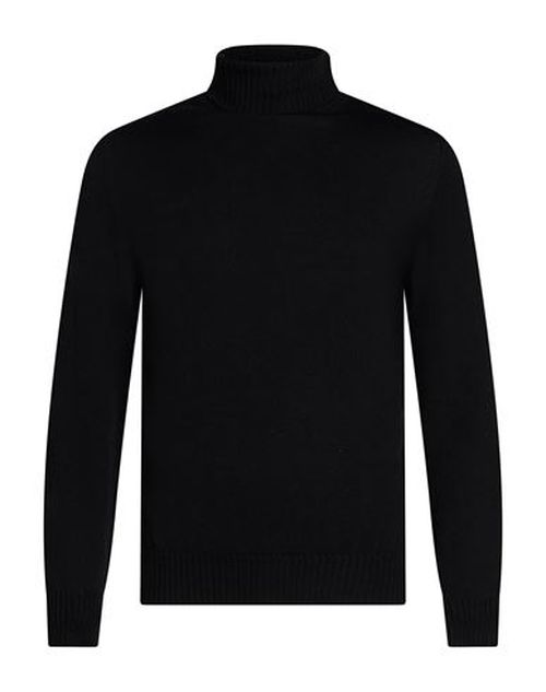 Man Turtleneck Black Size 36 Virgin Wool