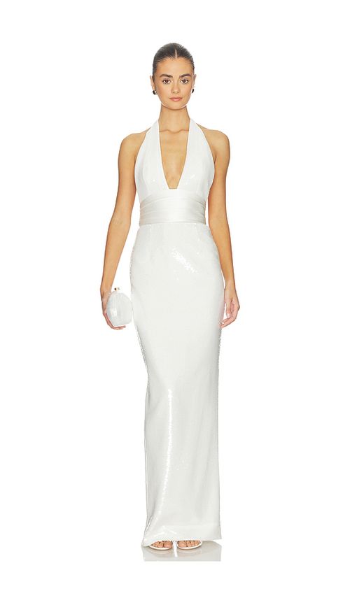 Retrofete Kelsie Dress in Cream in Cream. L. Also in