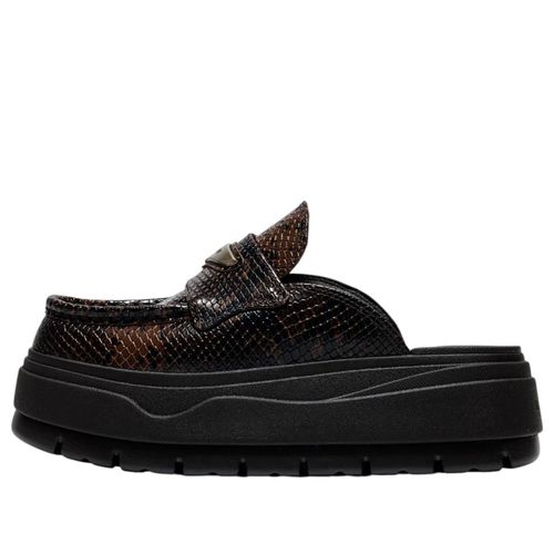 (WMNS) Mule 'Croc Velvet Brown'