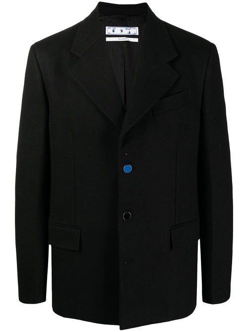 Single-breasted blazer - Black