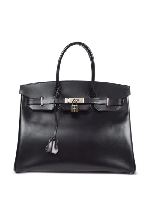 2014 pre-owned Birkin 35 handbag - Black