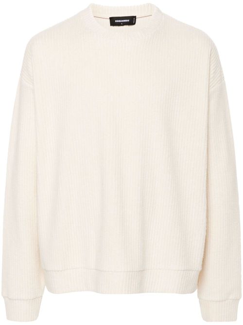 Ribbed sweater - Neutrals