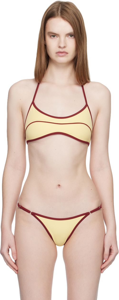 Yellow Reef Bikini Top