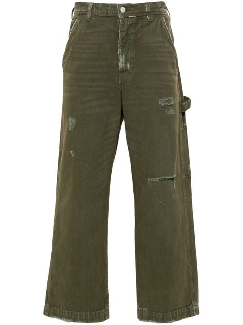 Paint cargo pants - Green