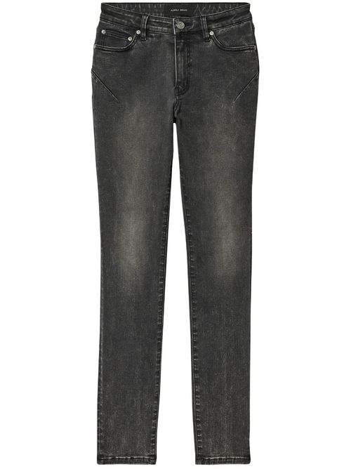 Mid-rise skinny-cut jeans - Grey