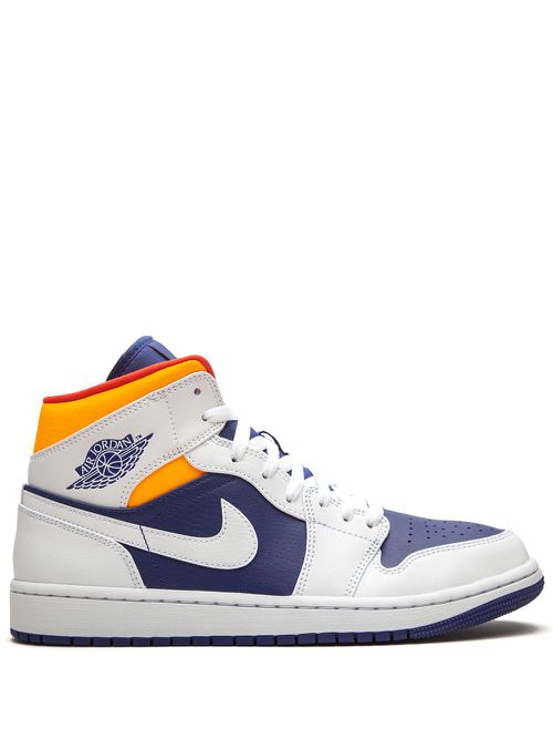 Air 1 Mid "Royal Blue/Laser Orange" sneakers