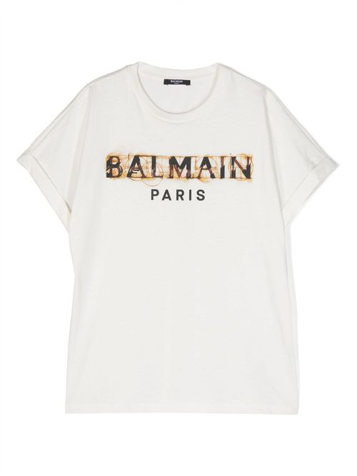 Logo-print cotton T-shirt - White