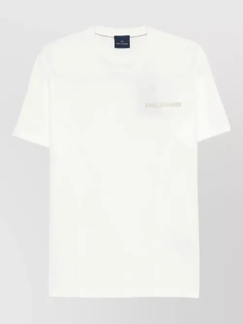 Paul & Shark - logo cotton crew neck short sleeve