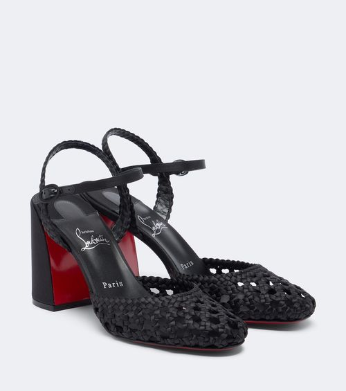 Jane crêpe satin pumps