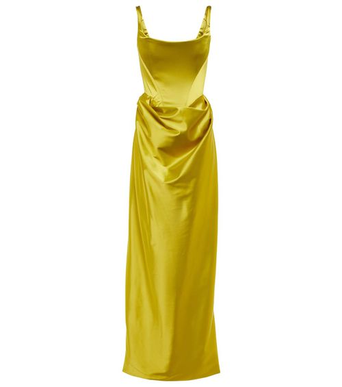Satin gown