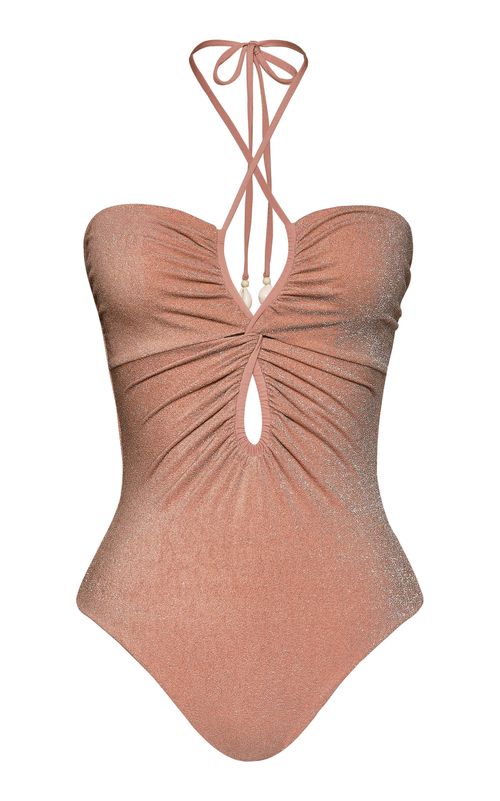 Coral Reef Cutout One-Piece Swimsuit