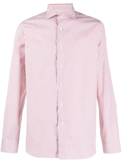 Striped cotton shirt - Red
