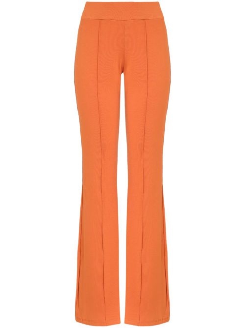 Flared trousers - Orange