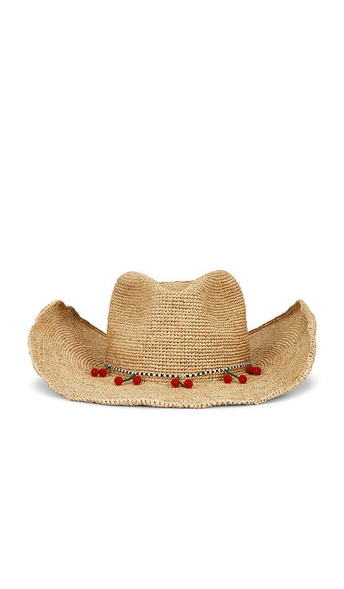 Casa Clara Amarena Cowboy Hat in Beige. S/M. Also in