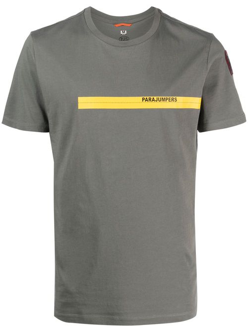 Logo-print cotton T-shirt - Grey