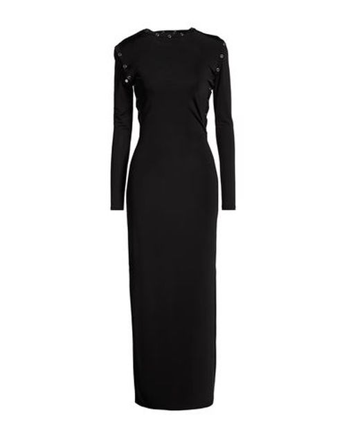 Woman Maxi dress Black Size S Viscose, Elastane