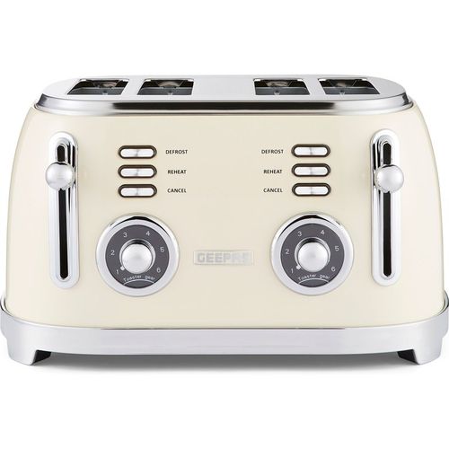 Retrovive Collection 4 Slice Bread Toaster Wide Slots