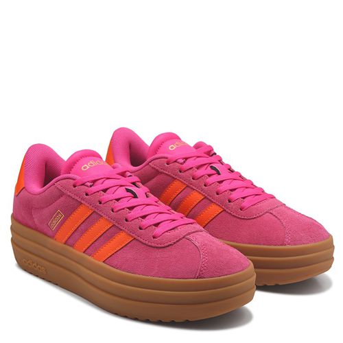 Women's Vl Court Bold Platform Sneakers (Shockpink/White/Gum)