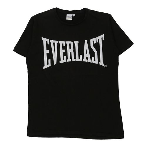 Age 16 Everlast Spellout T-Shirt - Large Black Cotton