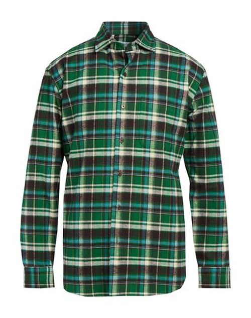 Man Shirt Green Size 17 ½ Cotton