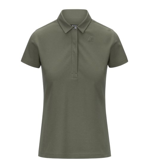 Green Solid Shirt Collar Polo