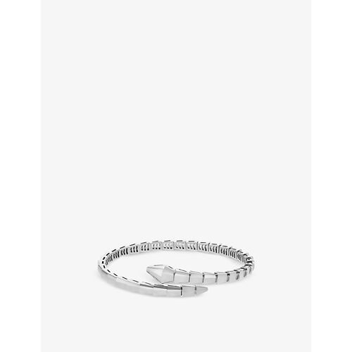 Serpenti Viper 18ct White-Gold Bangle Bracelet
