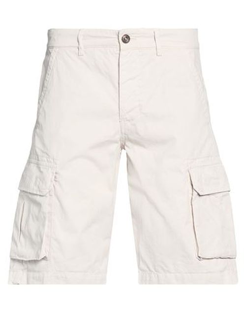 Man Shorts & Bermuda Shorts Light grey Size 26 Cotton