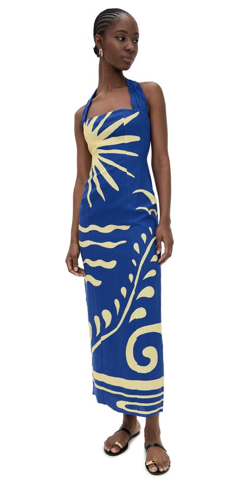 mint velvet jersey dress Navy Heart Print Zip Front Midi Dress – Mint Velvet main image 1