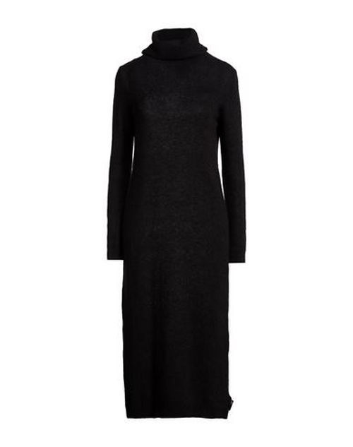 Woman Midi dress Black Size 1 Alpaca wool, Polyamide, Wool