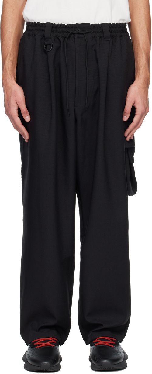 Black Sport Uniform Cargo Pants