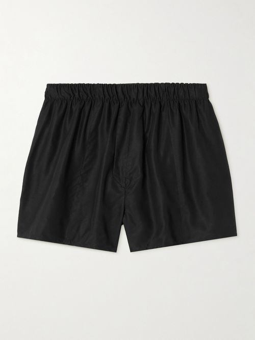 Tencel™️ Lyocell Pajama Shorts - Black