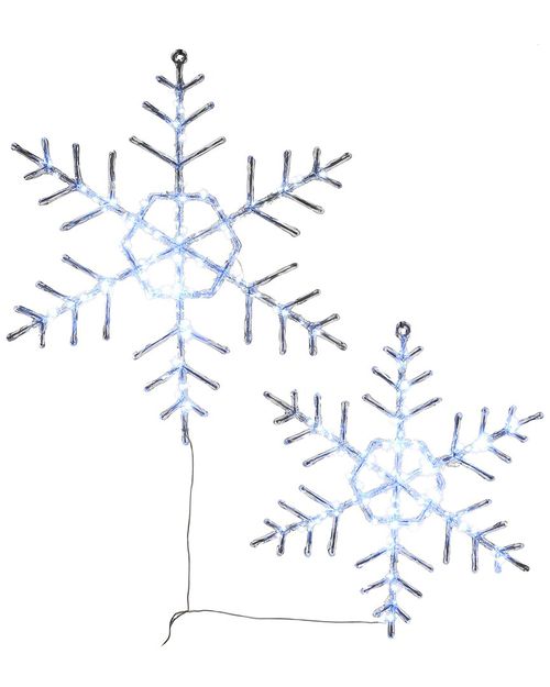 National Tree Company Ice Crystal Snowflake with Micro LED Lights