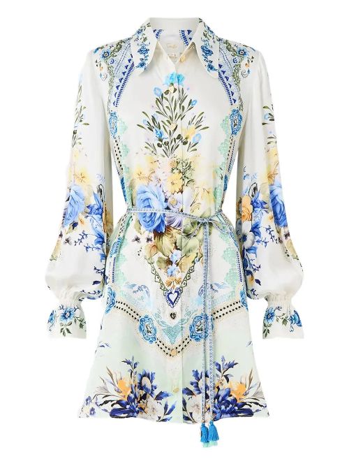 Shirt Dress — White