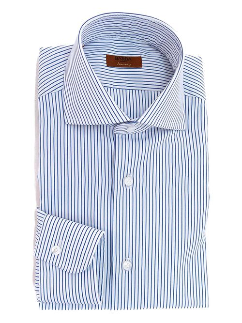 Barba striped shirt - Blue