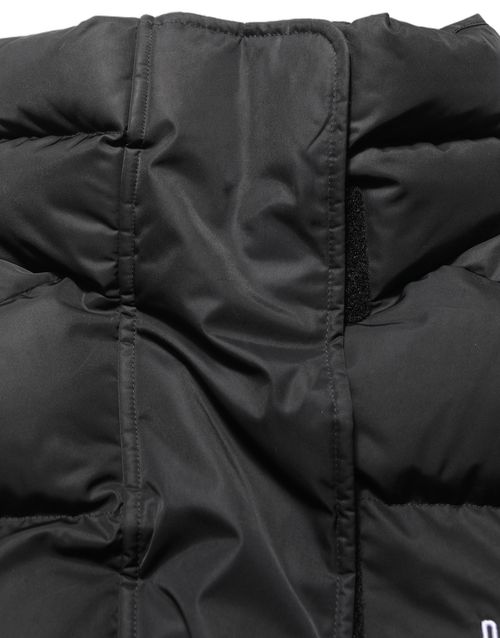 Logo-Embroidered Padded Puffer Jacket — Black