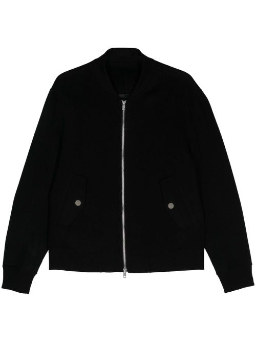 Wool bomber jacket - Black