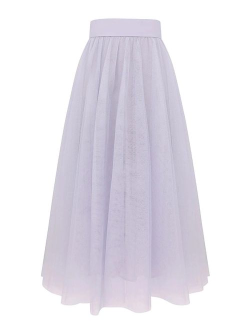 Lilac tulle skirt
