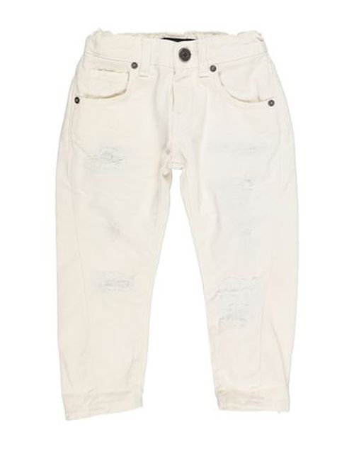 Patriòt Kid Boy Pants White Size 16 Cotton, Elastane