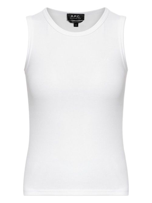 A.P.C. crew-neck tank top - White