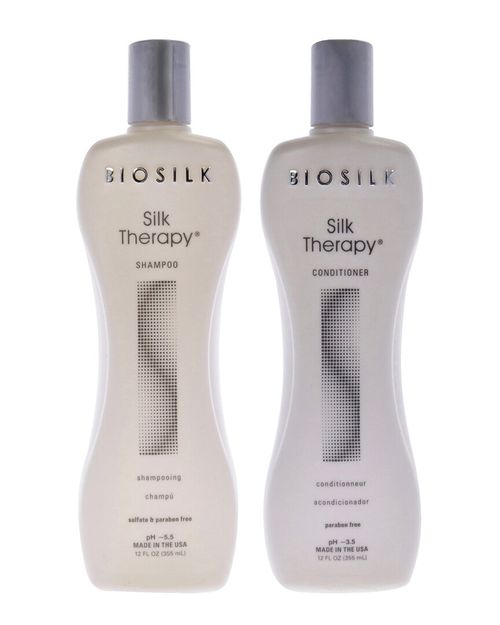 BioSilk 여성 Unisex Silk Therapy Shampoo and Conditioner Kit