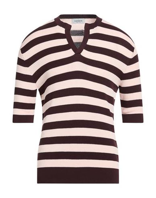 Man Sweater Chocolate brown Size S Cotton