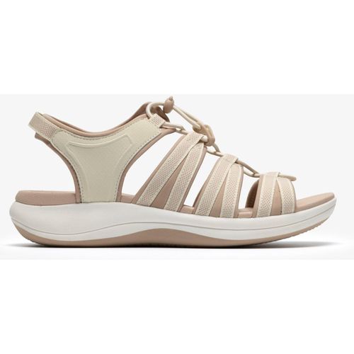 Clarks Womens Mira Mabel Cream Sandals - White