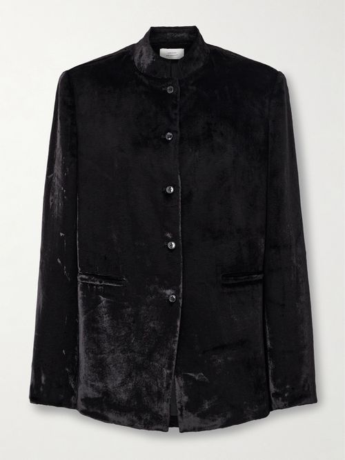 Lara Velvet Jacket - Black